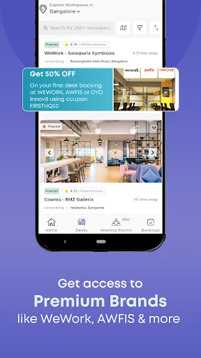 myHQ Coworking & Meeting Rooms screenshot 4