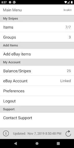 Auction Bid Sniper for eBay screenshot 1