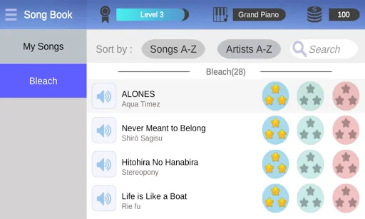 Magic Piano Bleach