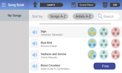 Magic Piano Anime Songs screenshot 1