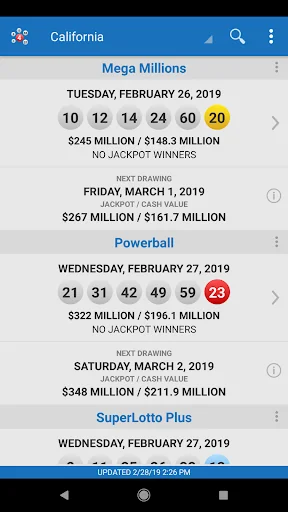 Lotto Results - Lottery in US screenshot 1