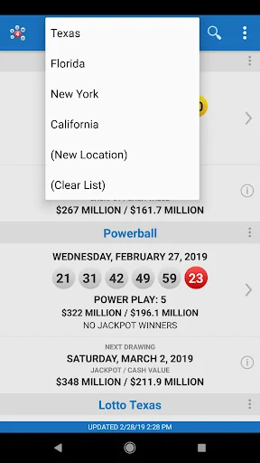Lotto Results - Lottery in US screenshot 3