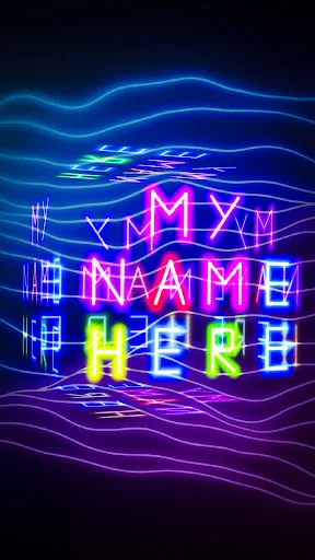My Name 3D Live Wallpaper screenshot 2