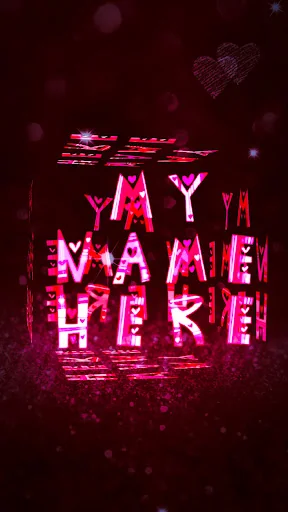 My Name 3D Live Wallpaper screenshot 3