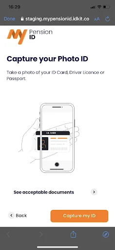 mypensionID - my digital ID