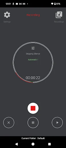 Skipping Silence Recorder