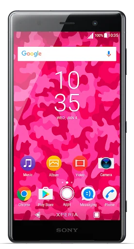 Pink Camo Theme for Xperia™