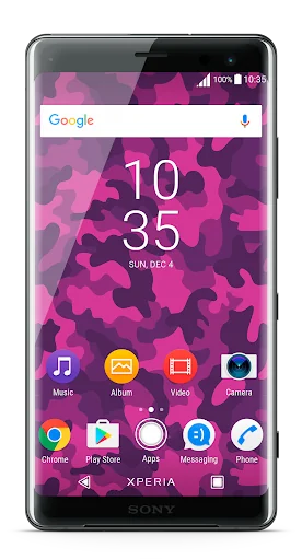 Purple Camo Theme for Xperia™