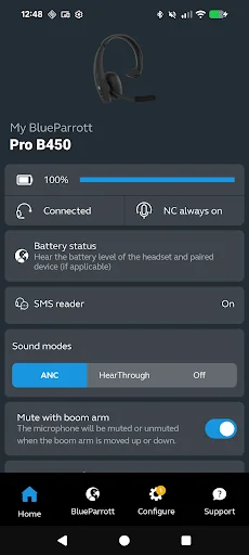 BlueParrott App screenshot 1