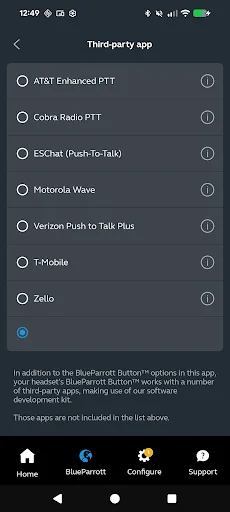 BlueParrott App screenshot 3