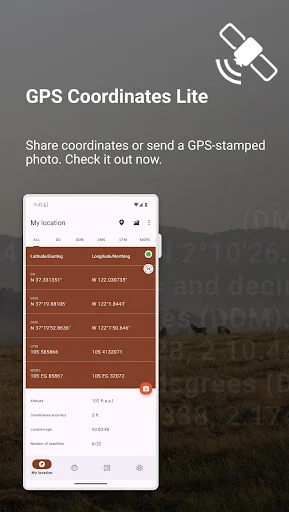 GPS Coordinates Converter Lite screenshot 1