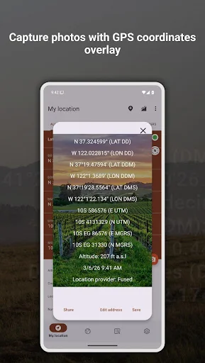 GPS Coordinates Converter Lite screenshot 2