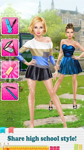Back-to-School Makeup Games screenshot 4