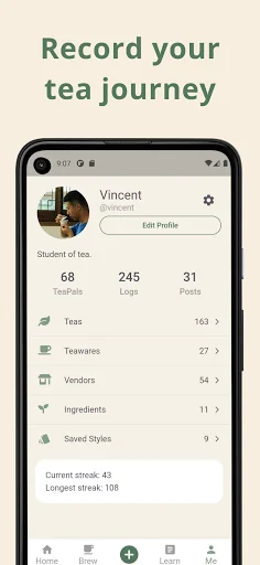 MyTeaPal: Tea Timer & Journal