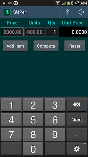 SUPer: Simple Unit Pricer