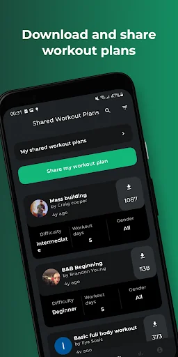 My Workout Plan - Gym Tracker screenshot 3