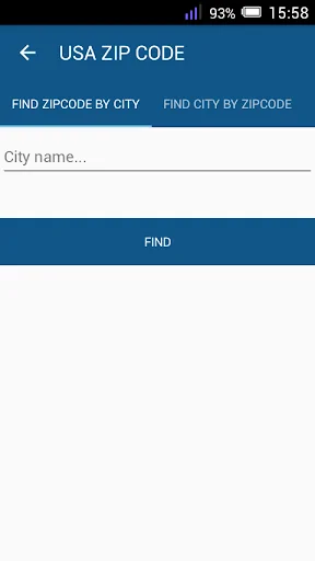 USA Zip/Area Code screenshot 1