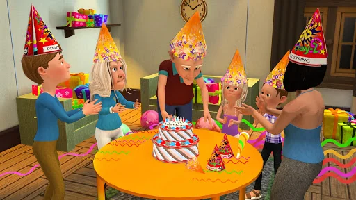 Super Grandpa Birthday Party3D