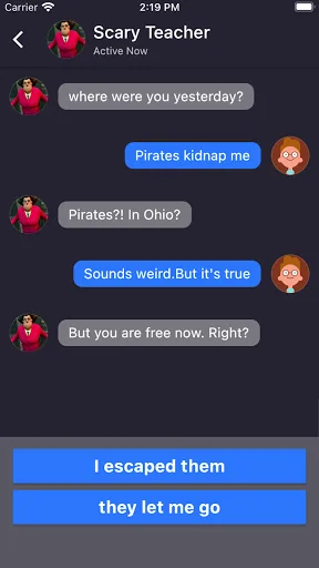 Scary Bad Teacher Chat Master screenshot 4