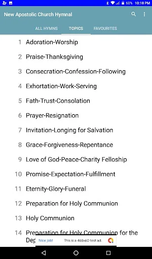New Apostolic Church Hymnal screenshot 2