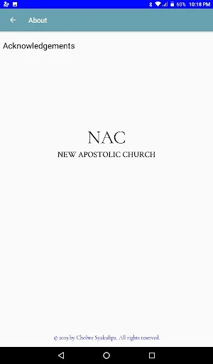 New Apostolic Church Hymnal screenshot 3