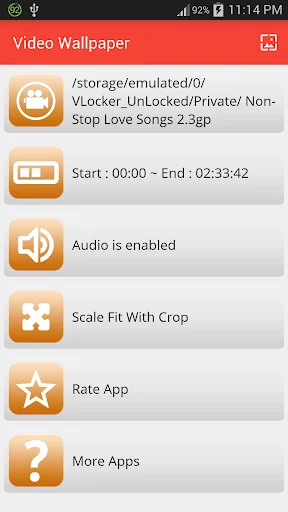 Video Live Wallpaper screenshot 2