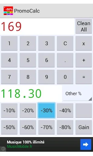 Discounts calculator screenshot 1