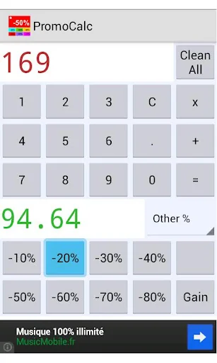 Discounts calculator screenshot 2