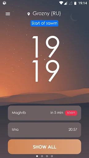 1Muslim: Prayer times, Azan screenshot 2