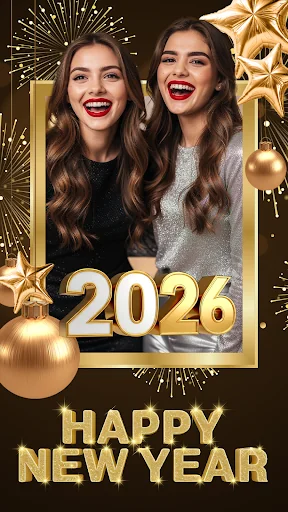 New Year Photo Frame 2026
