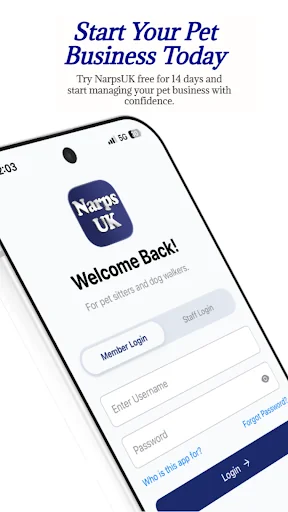NarpsUK Pet Sitting App