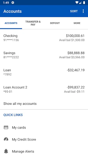 4U Credit Union screenshot 3