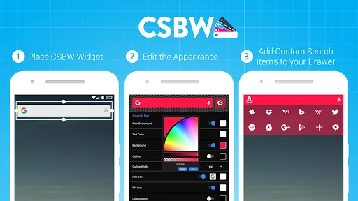 Custom Search Bar Widget CSBW screenshot 1