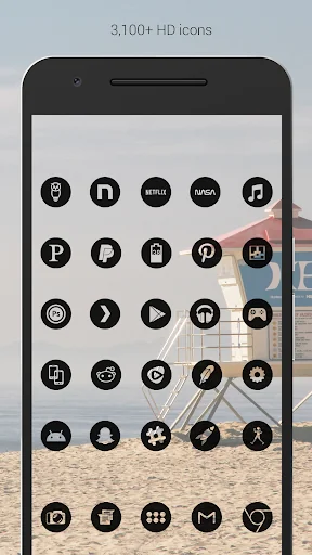 Dark Void Pro - Black Icons screenshot 2