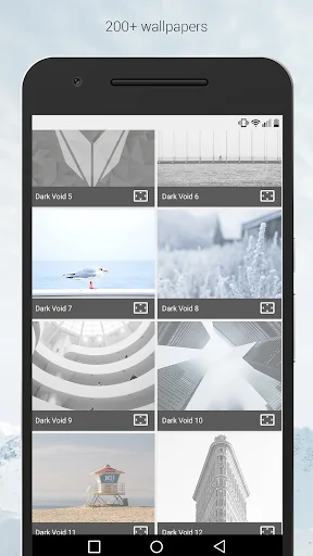 Dark Void Pro - Black Icons screenshot 3