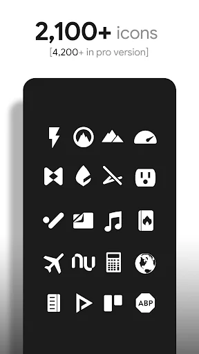 Flight Lite - Minimalist Icons screenshot 1