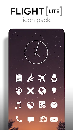 Flight Lite - Minimalist Icons screenshot 2