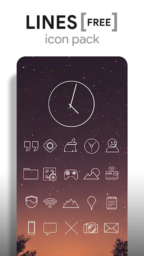 Lines - Icon Pack screenshot 1