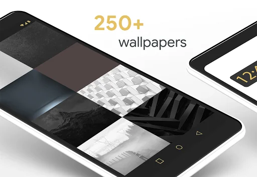 Lines Gold Pro - Icon Pack screenshot 4