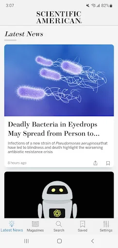 Scientific American screenshot 1