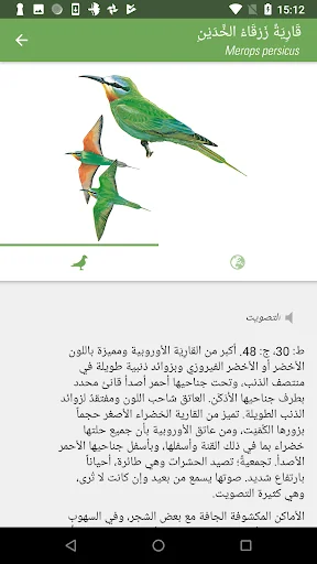 دليل الطيور في الشرق الأوسط screenshot 3