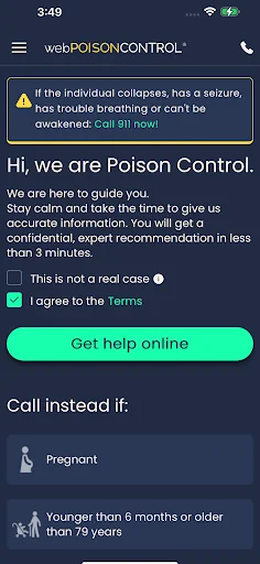 webPOISONCONTROL® Poison App