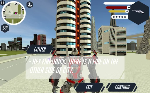 Robot Firetruck screenshot 2