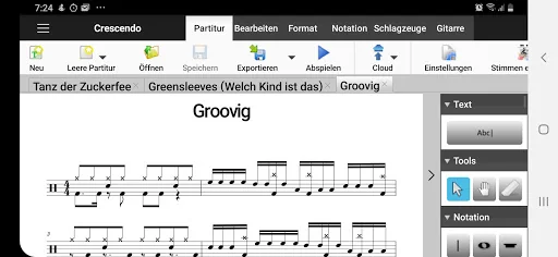 Crescendo Notenschreibprogramm