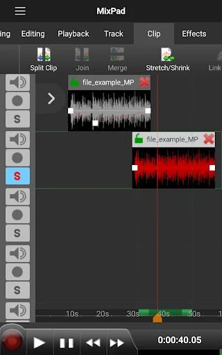 MixPad Multitrack Mixer screenshot 2
