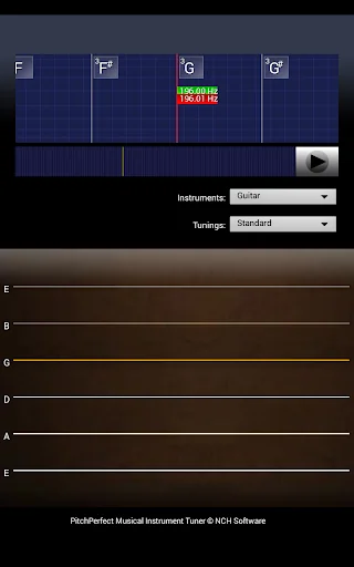 PitchPerfect Guitar Tuner screenshot 1