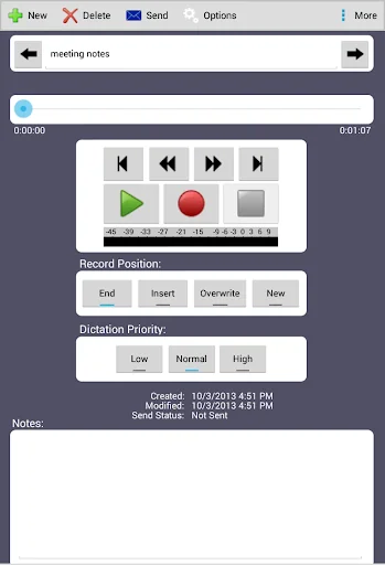 Express Dictate Professional screenshot 1