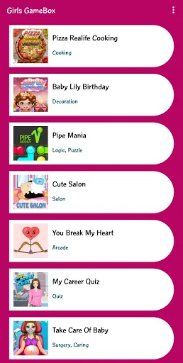 Girls GameBox - Games for Girl