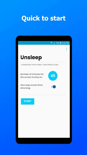 Unsleep: Keep Your Screen On