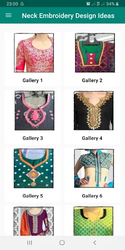 Neck Embroidery Design